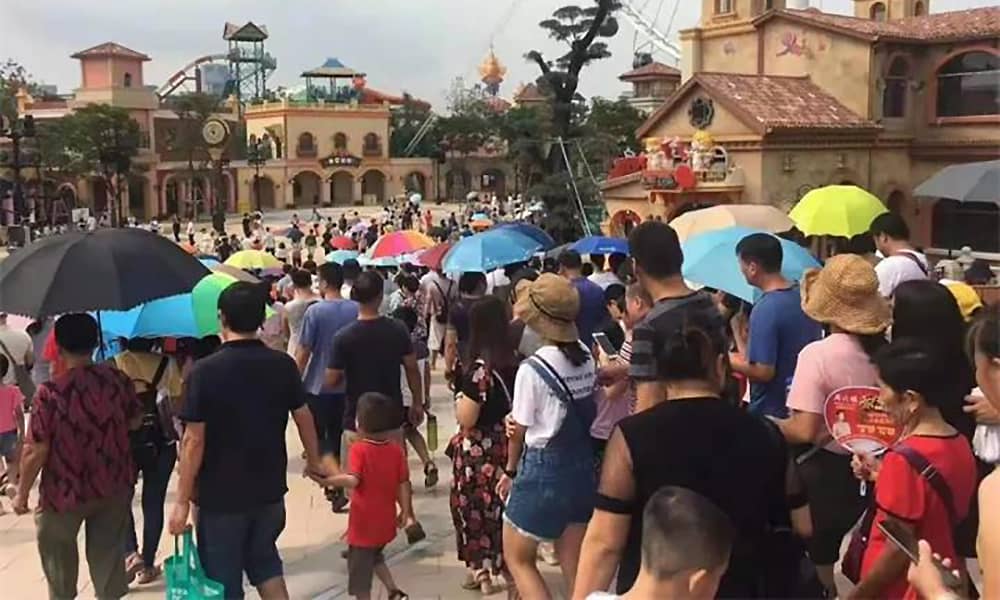 JN江南体育官方网站游乐参与打造的欢乐海岸PLUS三天迎客超16万人！