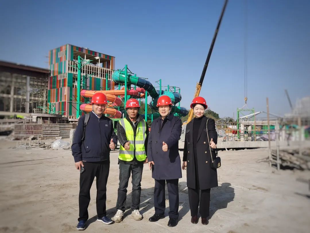 快讯 | JN江南体育官方网站游乐董事长一行视察南北湖开元森泊水乐园项目进展情况